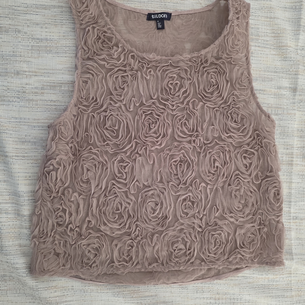 Tildon Women's Floral Textured Blouse - Pink